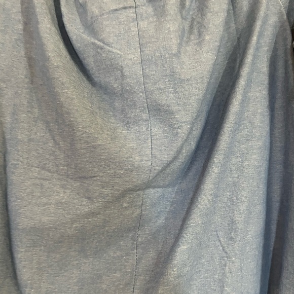 Unique Spectrum•Denim White Crochet Floral Top - Picture 13 of 15